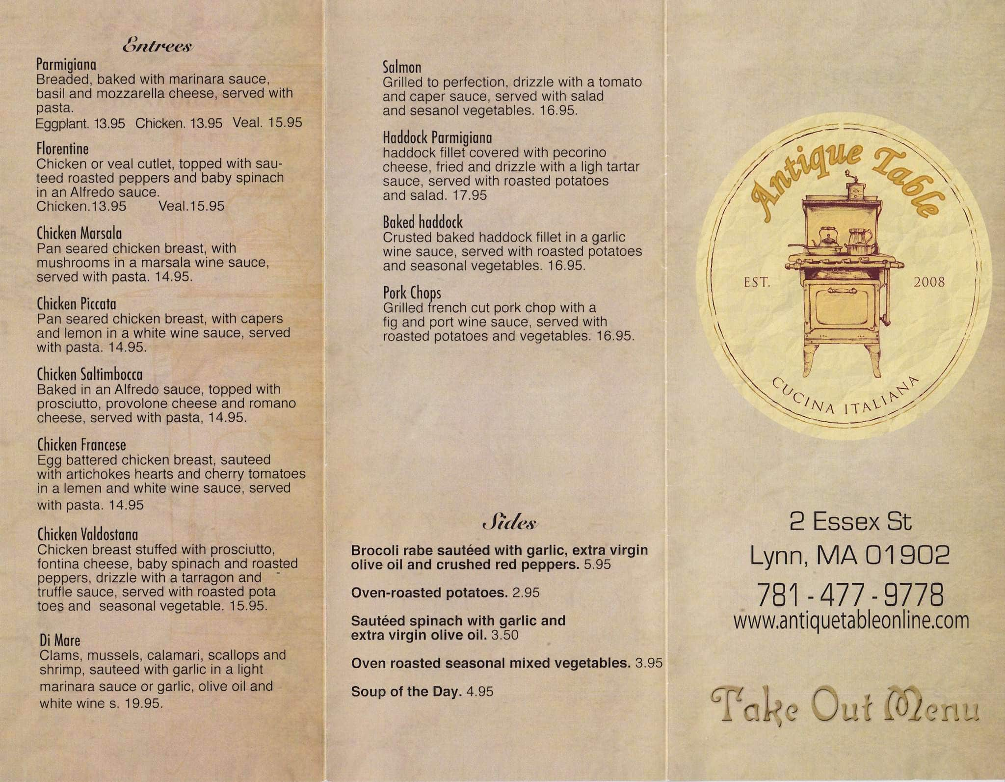 menu-at-antique-table-restaurant-lynn-2-essex-st