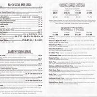Z Brick Oven Pizza Menu Menu For Z Brick Oven Pizza Huntington Huntington