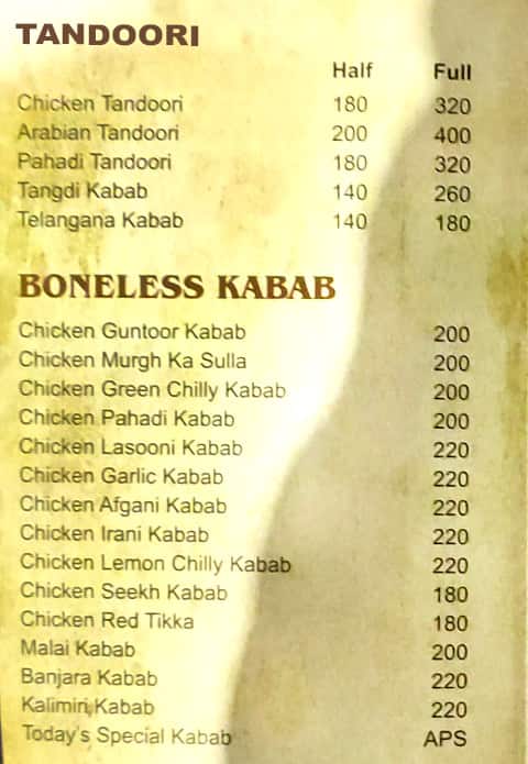 Menu of Master Chef, Hiranandani Estate, Thane West, Thane