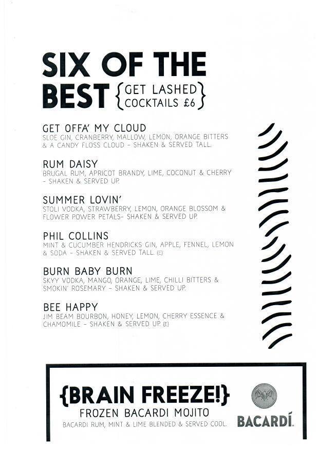 Sygn menu