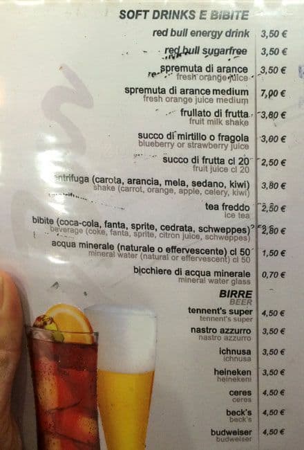 Menu di Micky Bar 