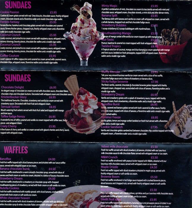 Creamery Twist Menu, Menu for Creamery Twist, Romford, London Zomato UK