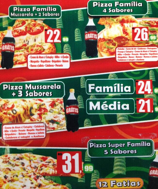 Bom Demais cardápio