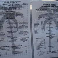 Boots Kimo S Homestyle Kitchen Menu Boots Kimo S Homestyle Kitchen Menu