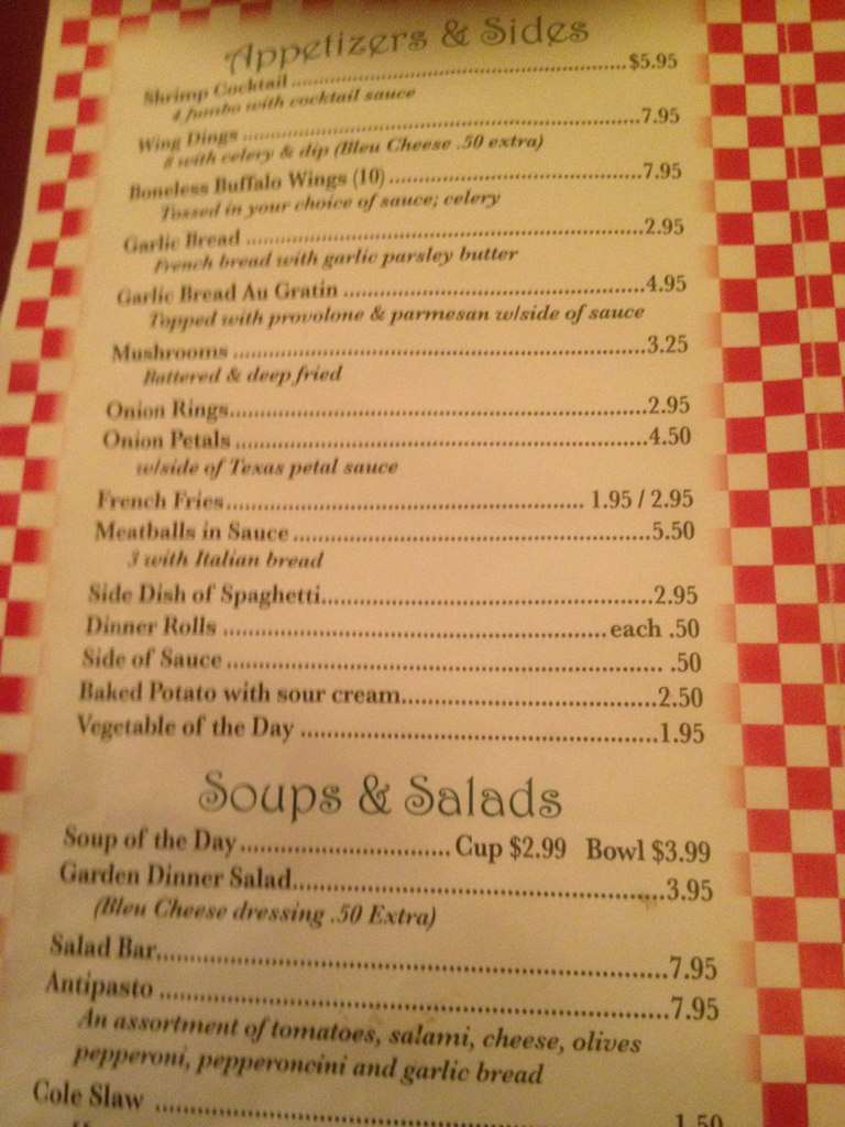 Calarco S Restaurant Lounge Menu Urbanspoon Zomato Calarco S Restaurant Lounge Westfield Menu