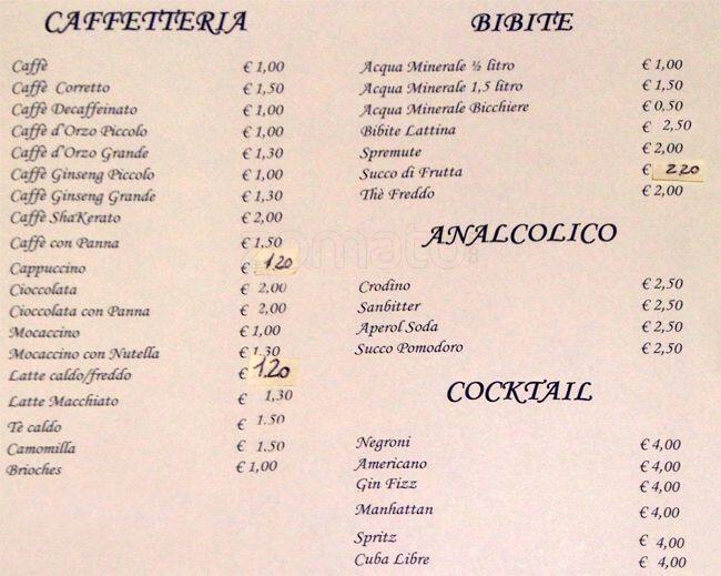 Menu di Café Da Giò 
