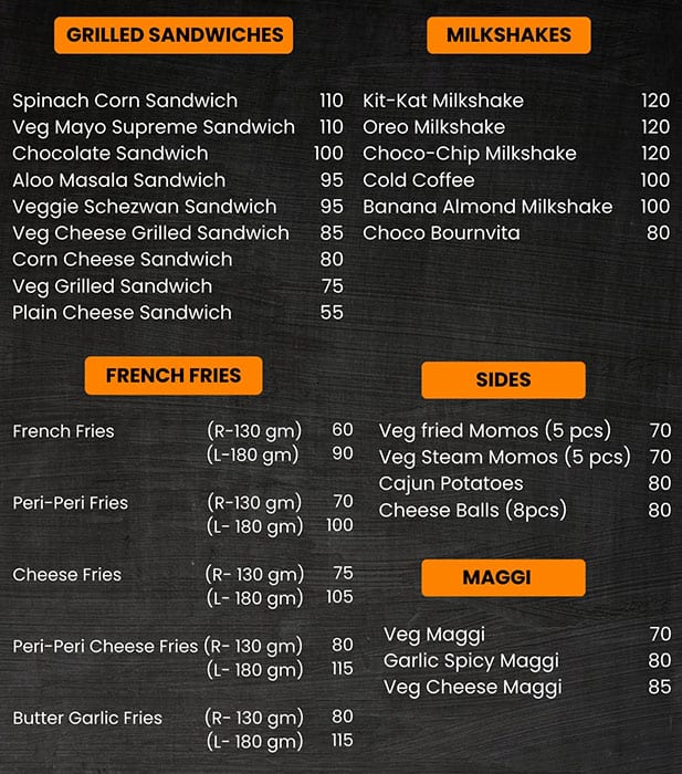 Menu of Food Bae, Miyapur, Hyderabad