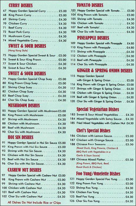 Happy Garden Jing Xing Menu Menu For Happy Garden Jing Xing Droylsden Manchester