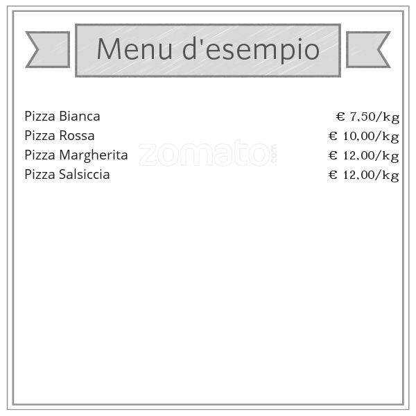 Menu di L'Antica Pizza di Roma 