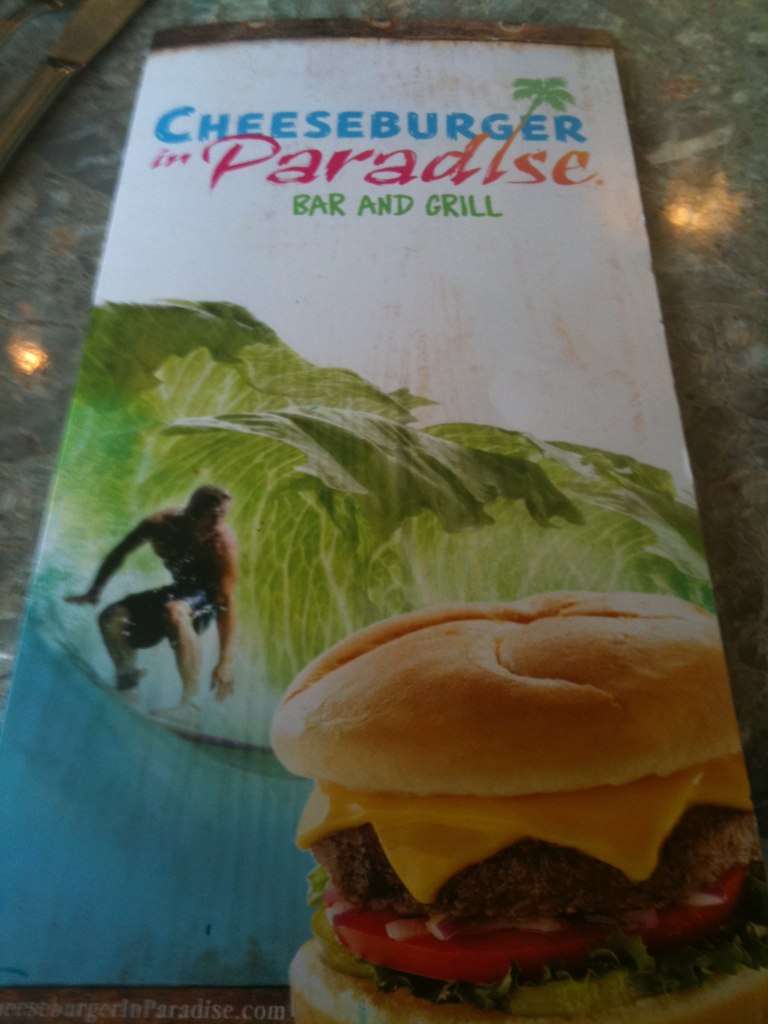cheeseburger in paradise on Cheeseburger In Paradise Menu Menu For Cheeseburger In Paradise Pasadena Baltimore