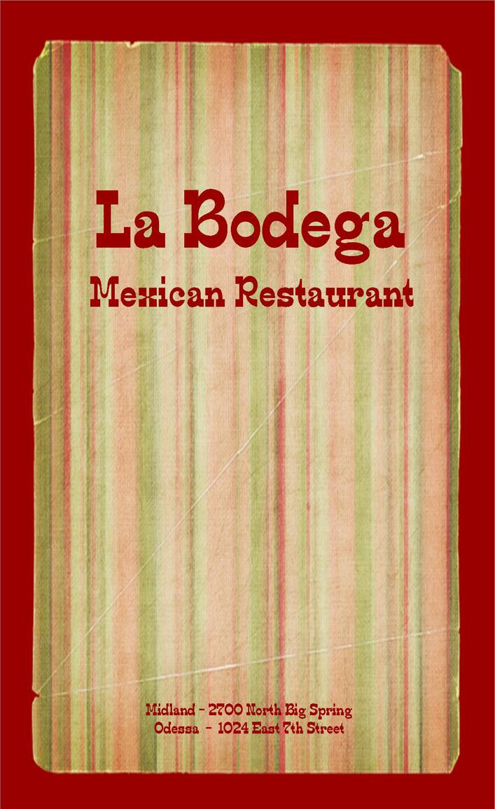 La Bodega Mexican Restaurant Menu - Urbanspoon/Zomato