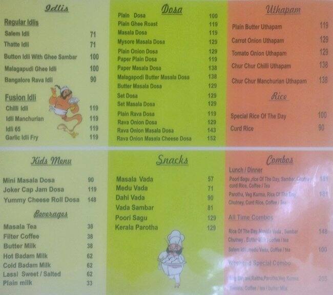 Mr Idli Menu, Menu for Mr Idli, Whitefield, Bangalore Zomato