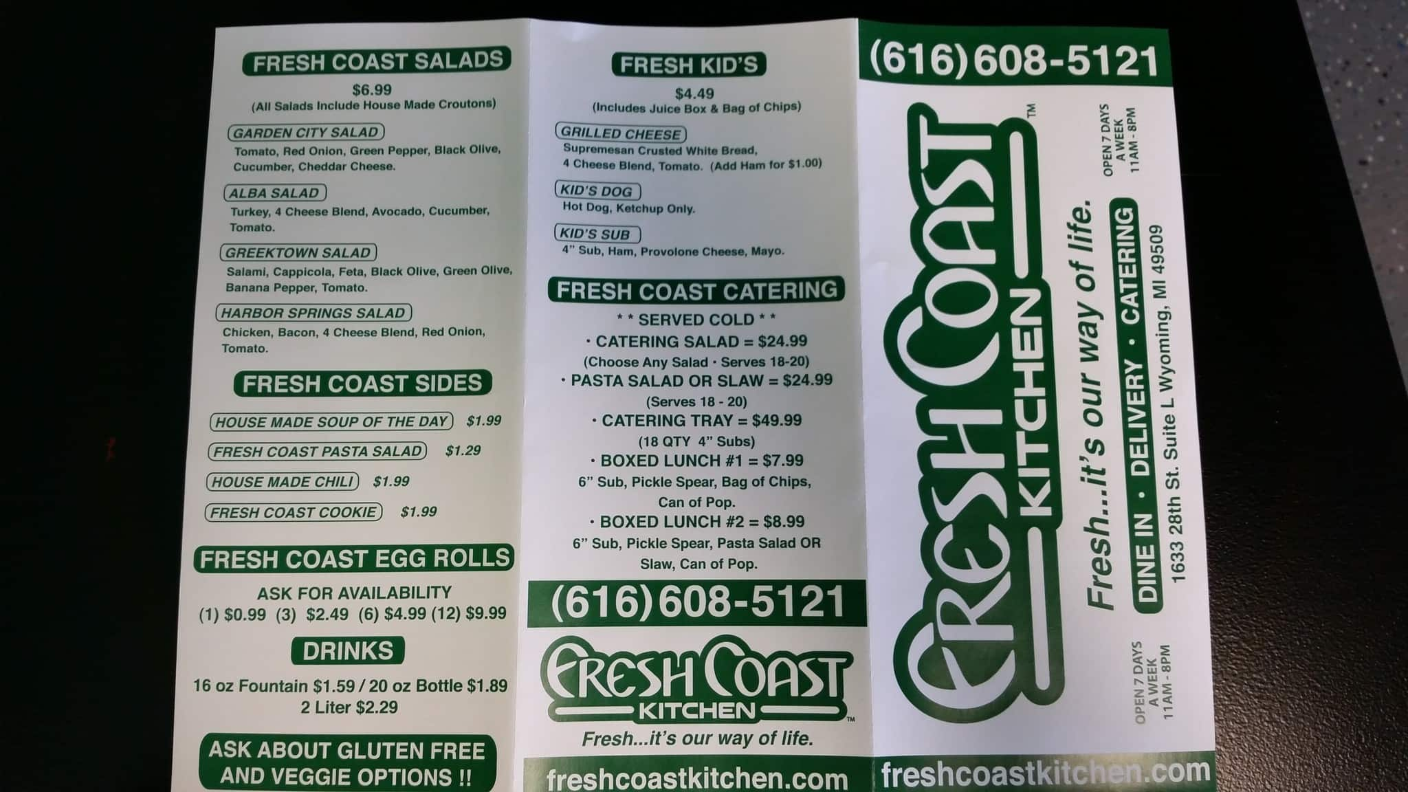 Menu At Fresh Coast Kitchen Pizzeria Wyoming 28th St SW   F322e5e301b9e03aa12e07a99fbc6c45 