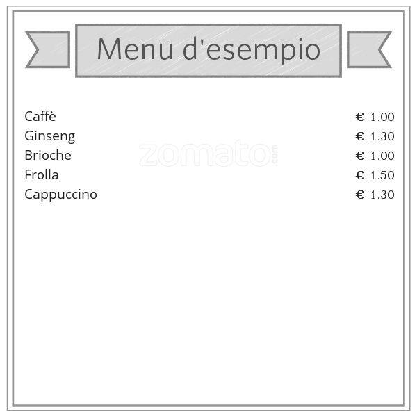 Menu di Bar SYMPATHY 