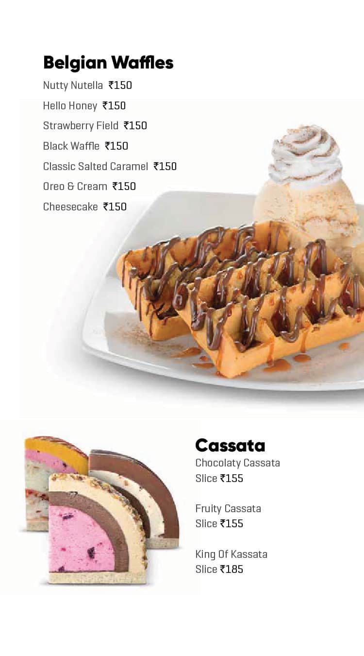 Menu at Ice Cream Works Thane, Thane, Shop No2