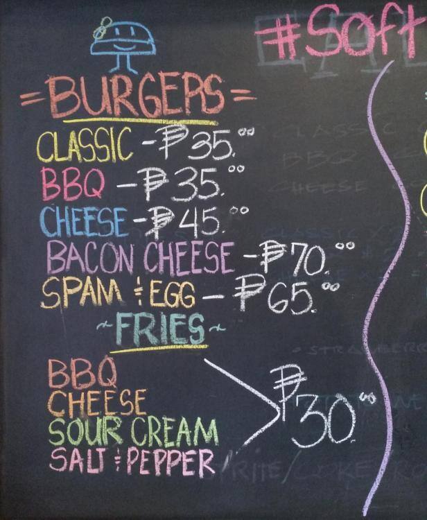 Callows Burger menu