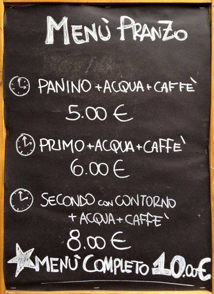 Menu di Marle Caffè 