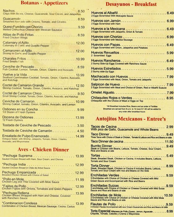 La Condesa Menu, Menu for La Condesa, West Town, Chicago - Urbanspoon ...