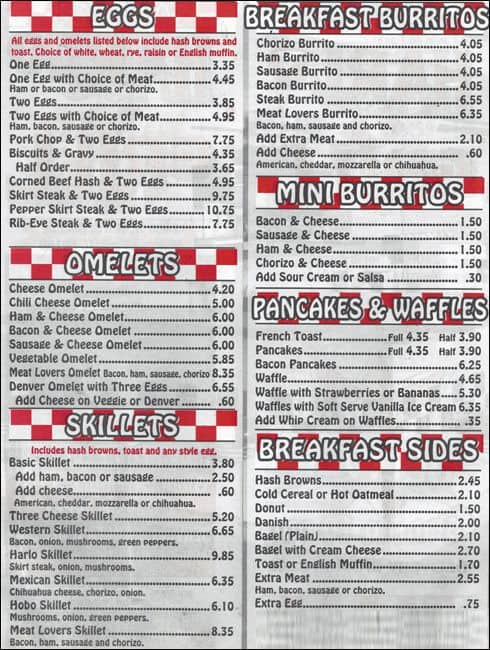 Harlo Grill Menu, Menu for Harlo Grill, Melrose Park, Chicago ...