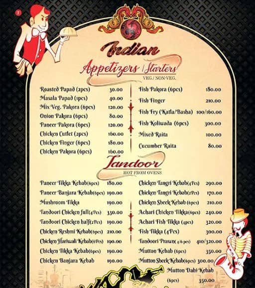 Koley's Kitchen menu