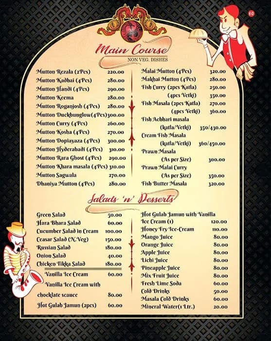 Koley's Kitchen menu