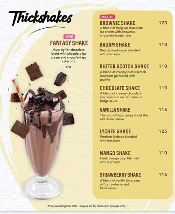 Menu at Boomerang, Coimbatore, E Venkatasamy Rd