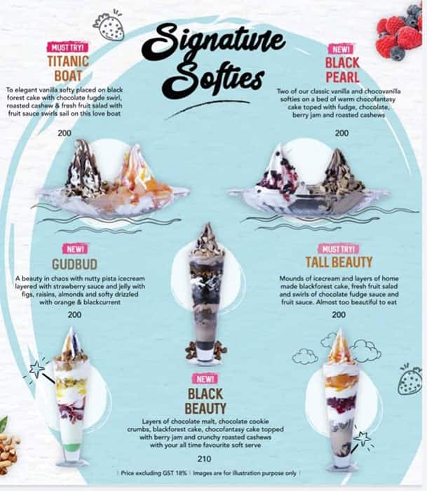 Menu at Boomerang, Coimbatore, E Venkatasamy Rd