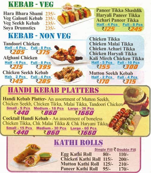 Deez Biryani & Kebabs Menu Zomato