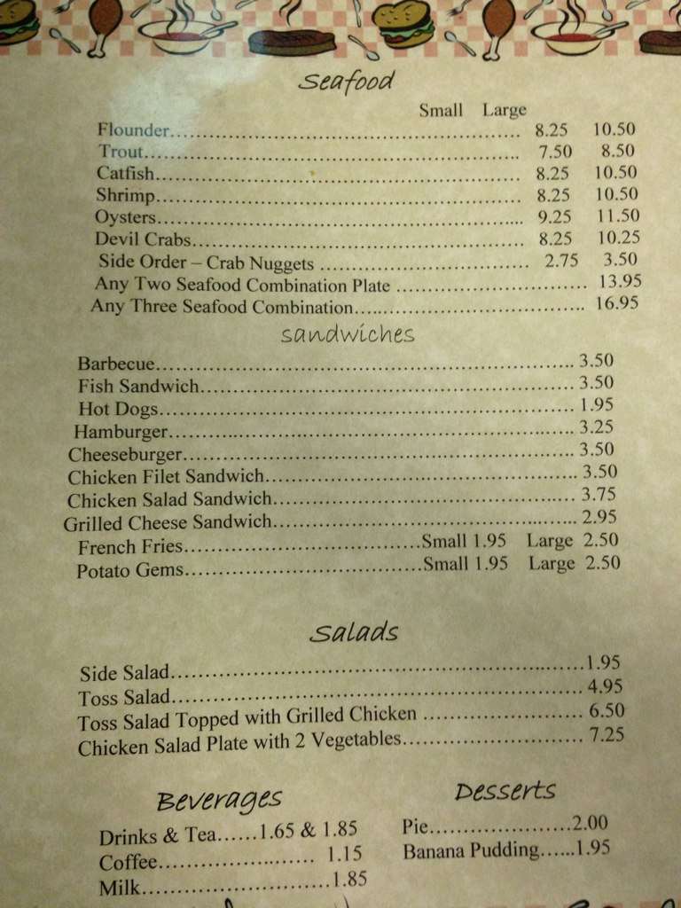 Menu at Skipper Forsyth's Barbq, Henderson, N Norlina Rd