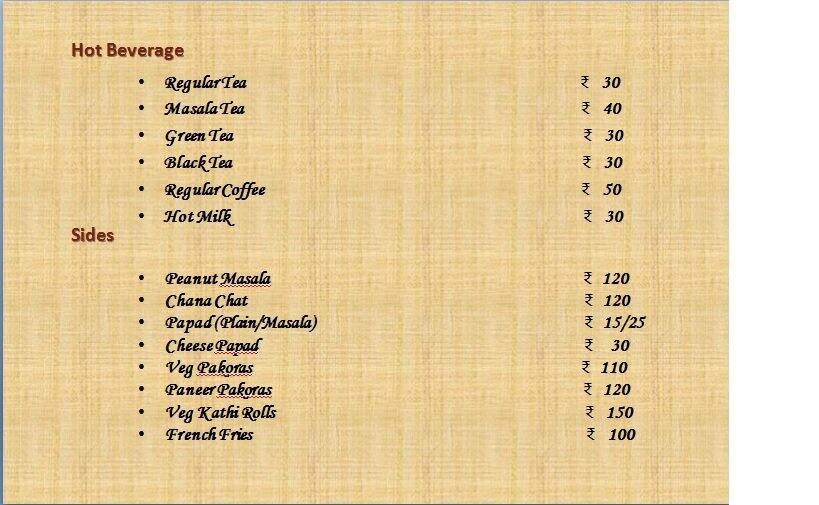 Gazebo Inn Restaurant and Garden Menu Zomato