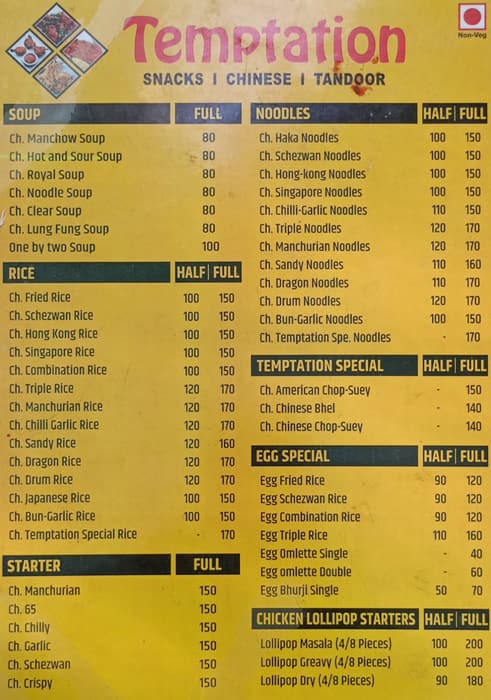 Menu of Temptation, Karve Nagar, Pune