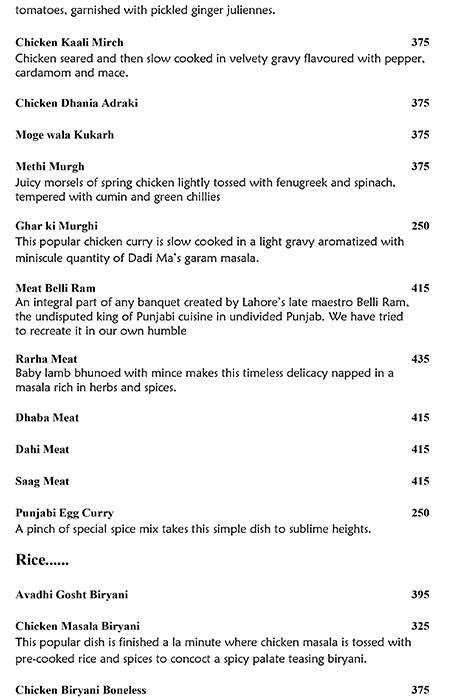 Menu at Mint Leaf, Gurugram, Lg-11/12