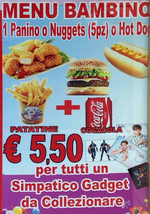 Menu di Re Della Notte 