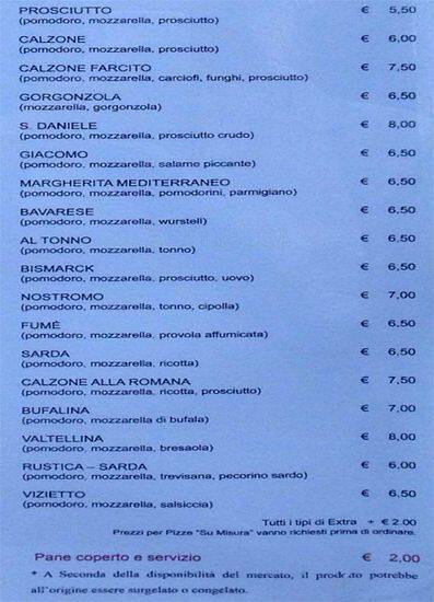 Menu di Medì 