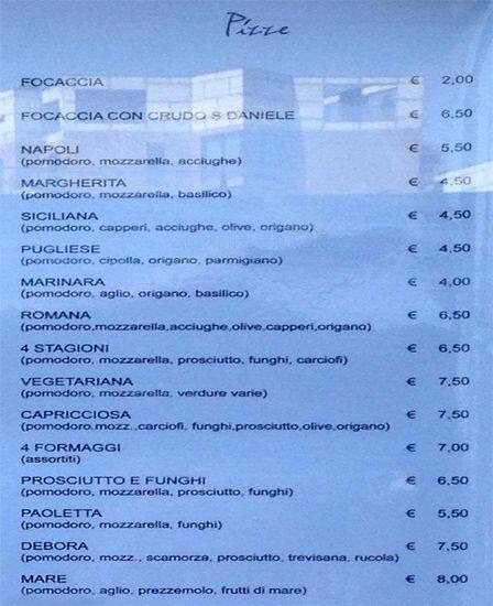Menu di Medì 