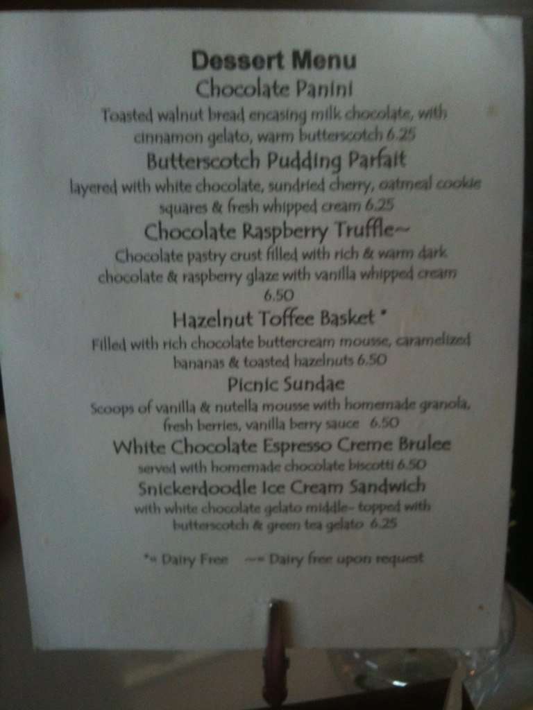 Blue Sage Vegetarian Grille Menu Urbanspoon/Zomato