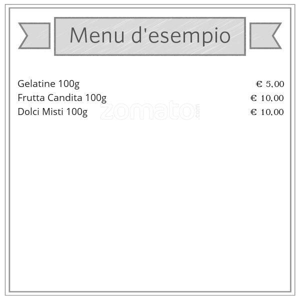Menu di La Bottega del Cioccolato 