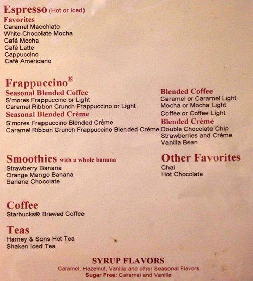 Barnes Noble Cafe Menu Menu For Barnes Noble Cafe Downtown