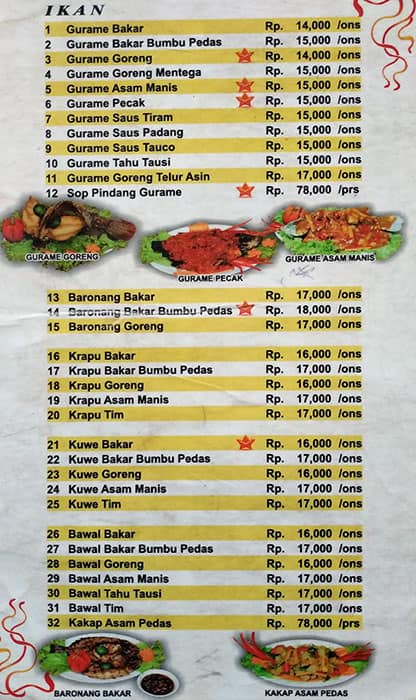 Pondok Selera Menu, Menu for Pondok Selera, Kec. Tangerang, Tangerang ...