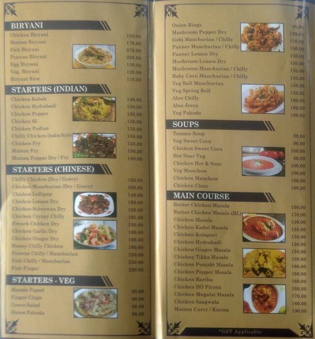 Deluxe Menu