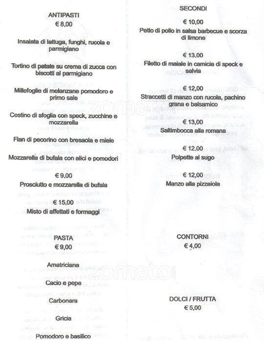 Menu di Casa 