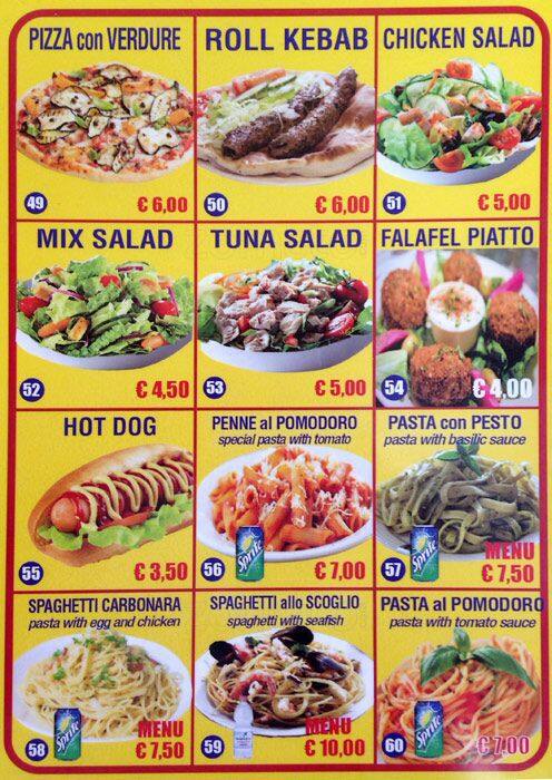 Menu di Halal Indian Arabic Ristorante 