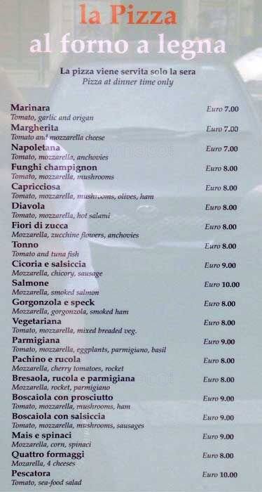 Menu di Al Cavallino Bianco 