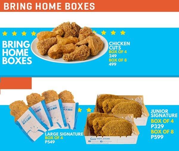 Hot Star Large Fried Chicken Menu Zomato Filipinas