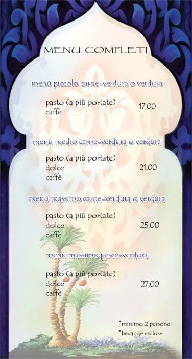 Menu di Mido Ristorante Arabo 