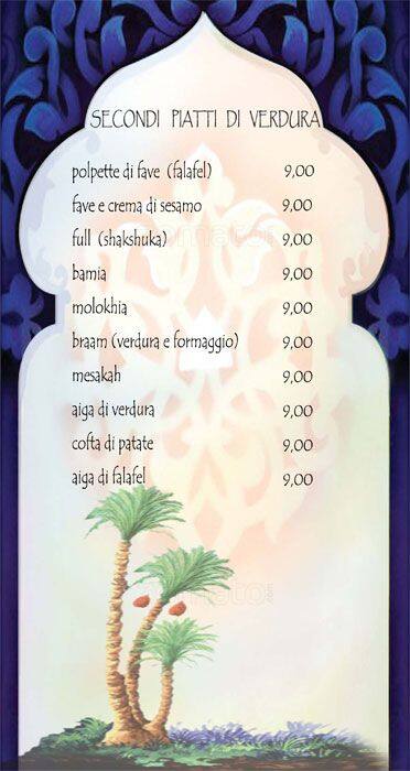 Menu di Mido Ristorante Arabo 