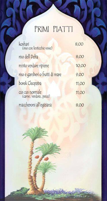 Menu di Mido Ristorante Arabo 