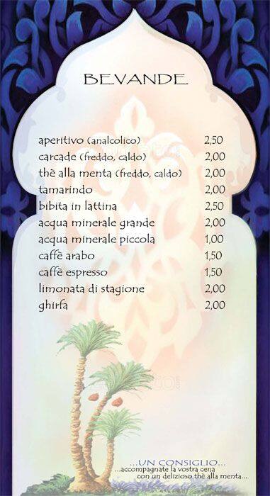 Menu di Mido Ristorante Arabo 