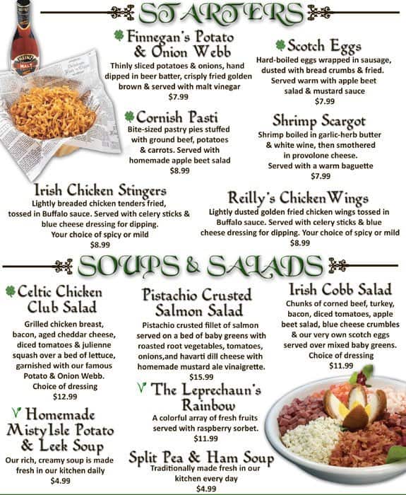 Finnegan's Bar and Grill Menu Urbanspoon/Zomato