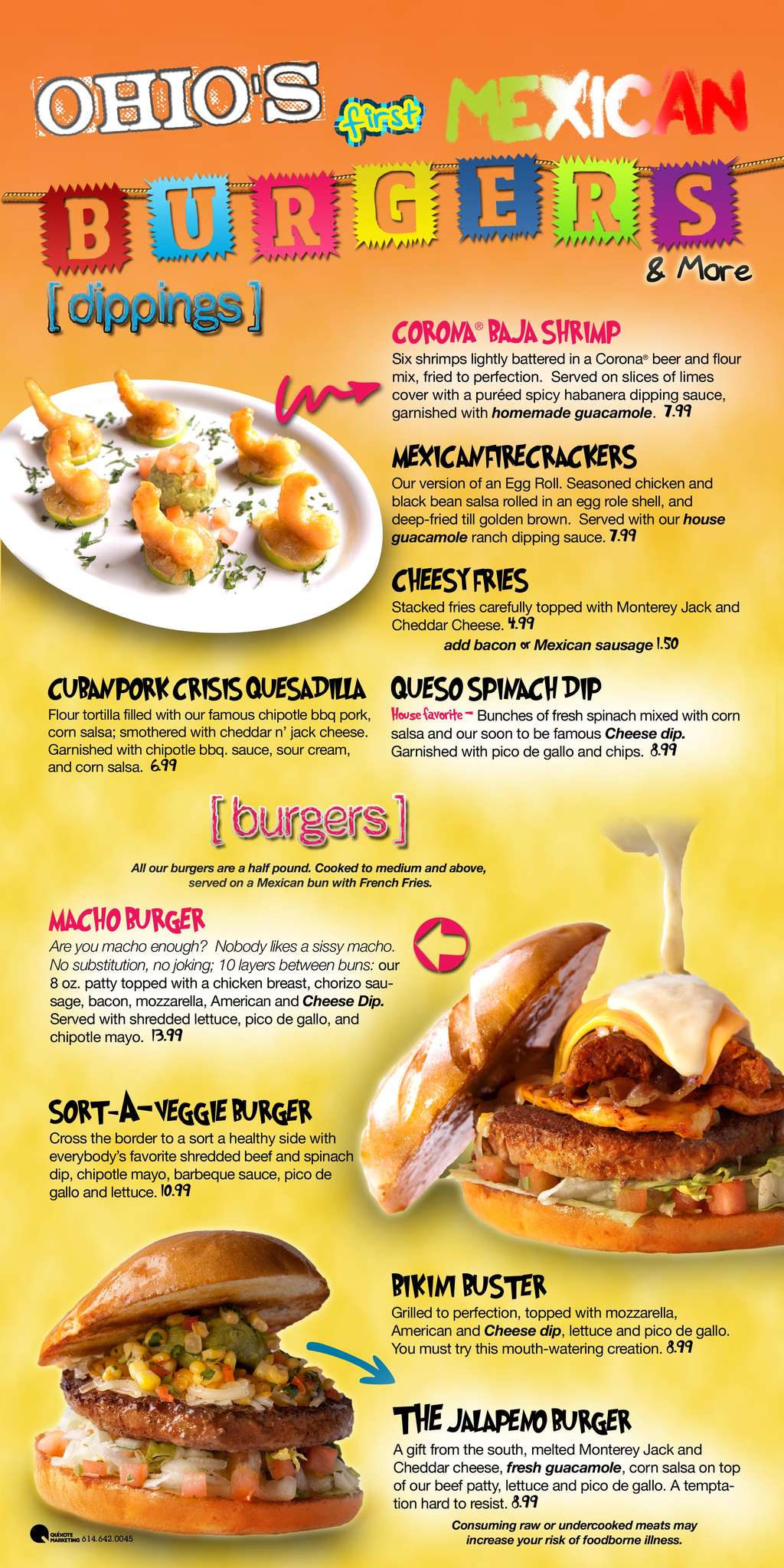 Los Jalapenos Menu, Menu for Los Jalapenos, Grove City, Columbus